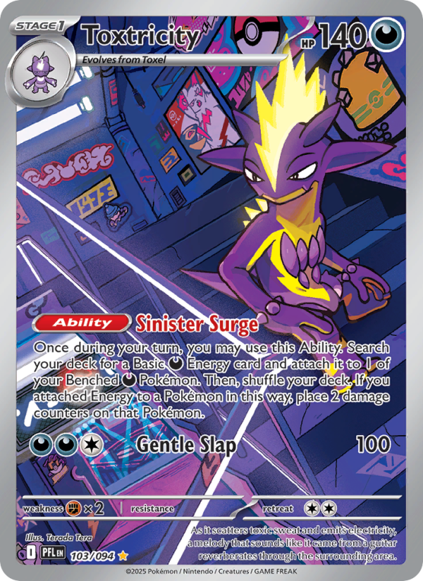 Toxtricity - 103/94 - ME02: Phantasmal Flames (Illustration rare) — ME02: Phantasmal Flames