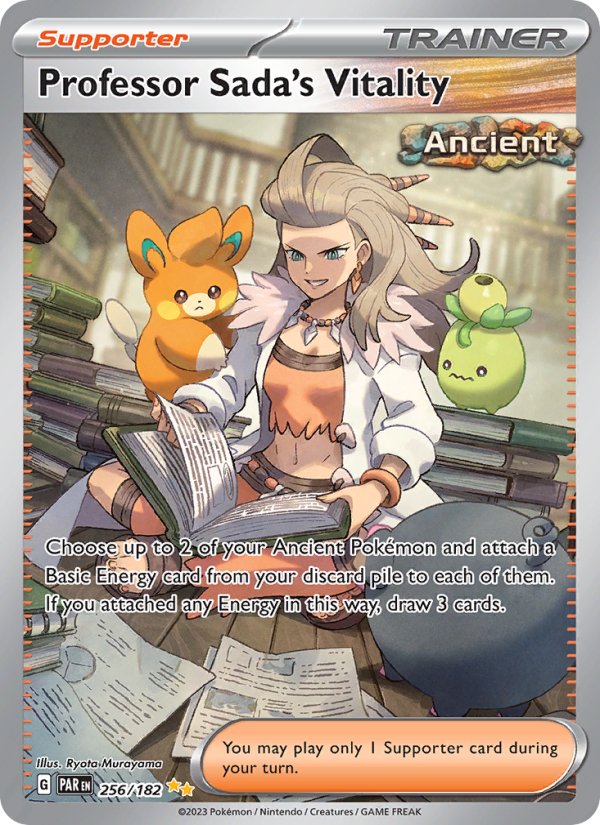 Professor Sada's Vitality - 256/182 - SV04: Paradox Rift (Special illustration rare) — SV04: Paradox Rift