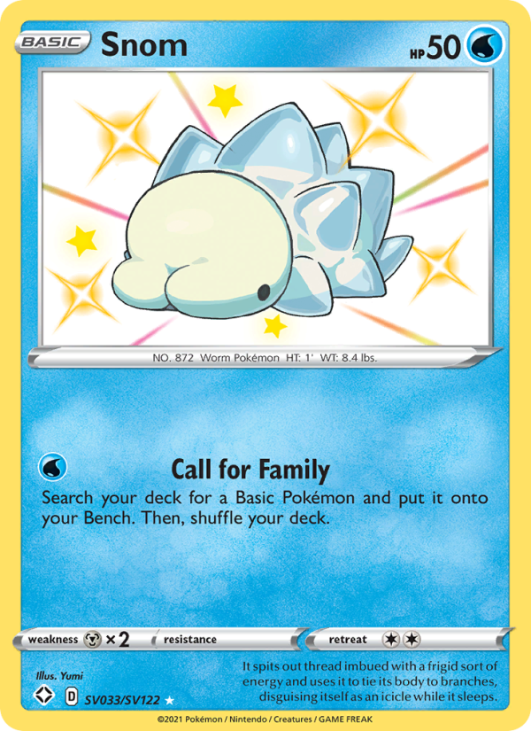 Snom - SV033/72 - SWSH4.5: Shining Fates (Shiny rare) — Shining Fates