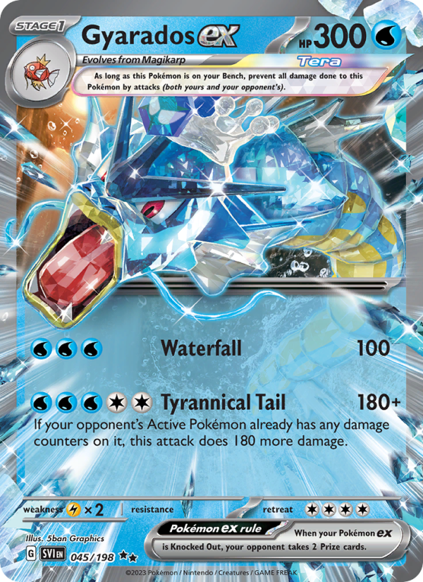 Gyarados ex - 045/198 - SV01: Scarlet & Violet (Double rare) — SV01: Scarlet & Violet Base Set
