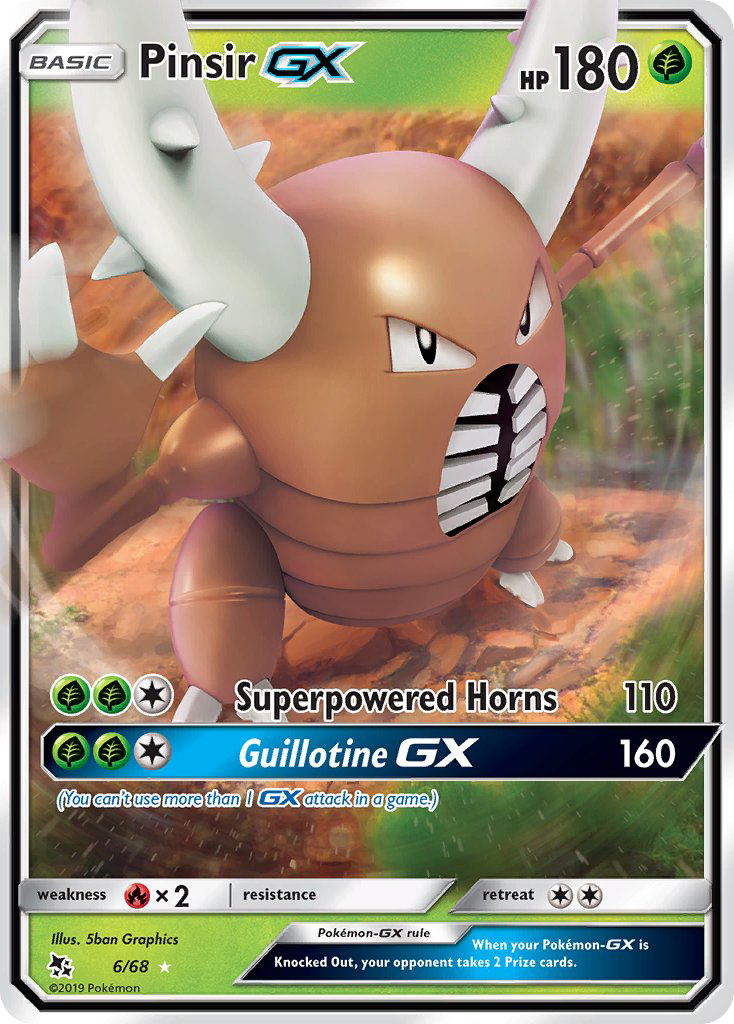Pinsir GX - 6/68 - SM115: Hidden Fates (Ultra Rare) — Hidden Fates