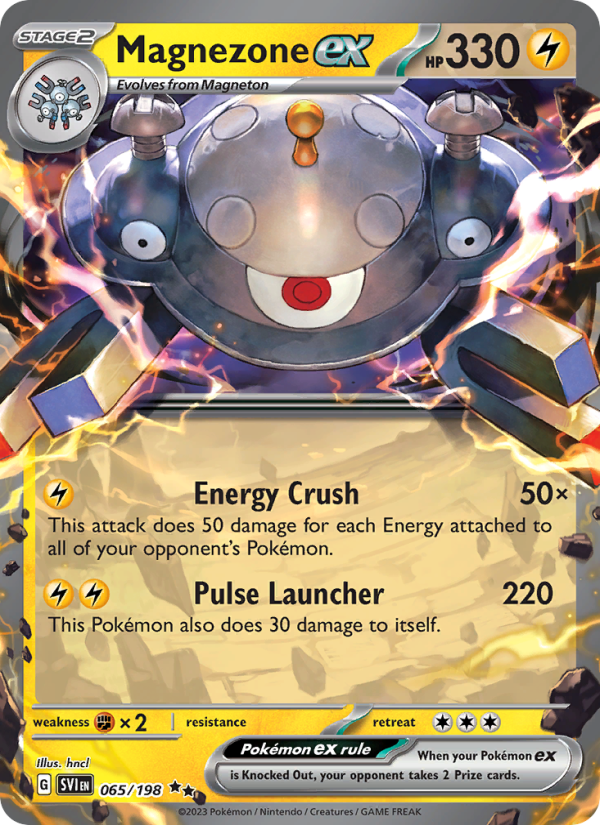 Magnezone ex - 065/198 - SV01: Scarlet & Violet (Double rare) — SV01: Scarlet & Violet Base Set
