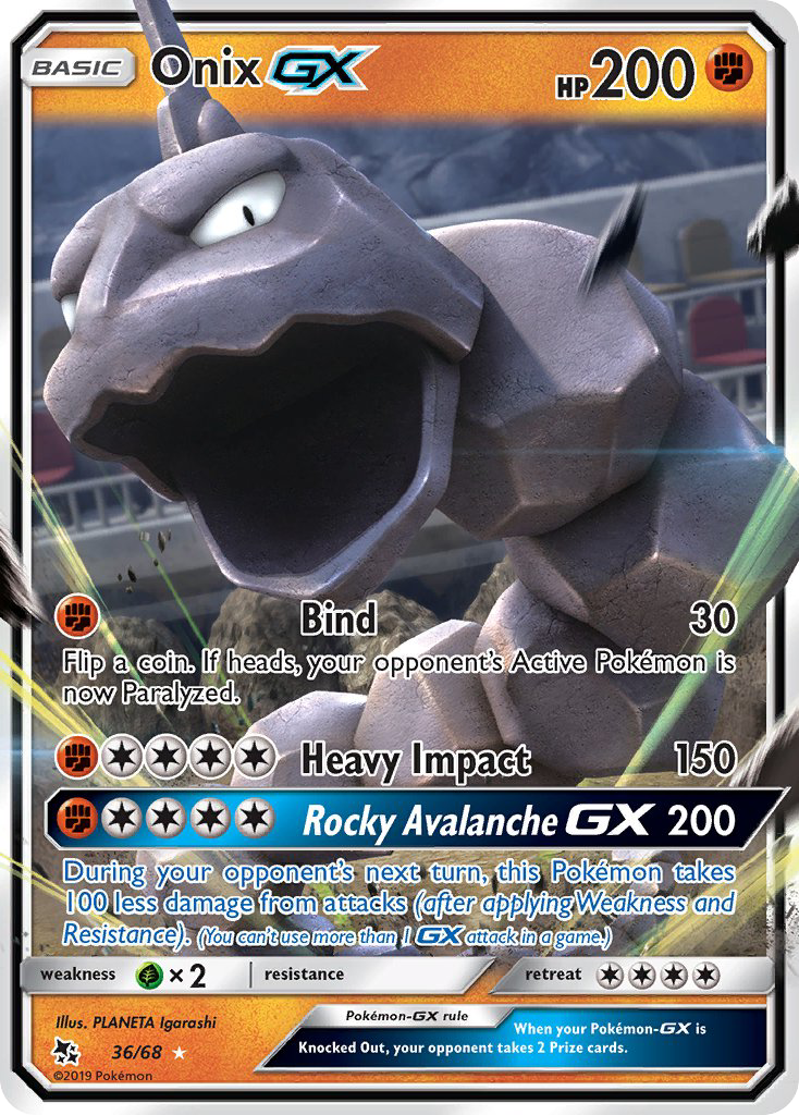 Onix GX - 36/68 - SM115: Hidden Fates (Ultra Rare) — Hidden Fates