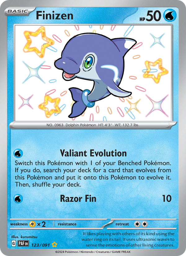 Finizen - 123/91 - SV04.5: Paldean Fates (Shiny rare) — SV: Paldean Fates