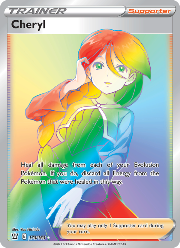 Cheryl - 173/163 - SWSH5: Battle Styles (Secret Rare) — SWSH05: Battle Styles