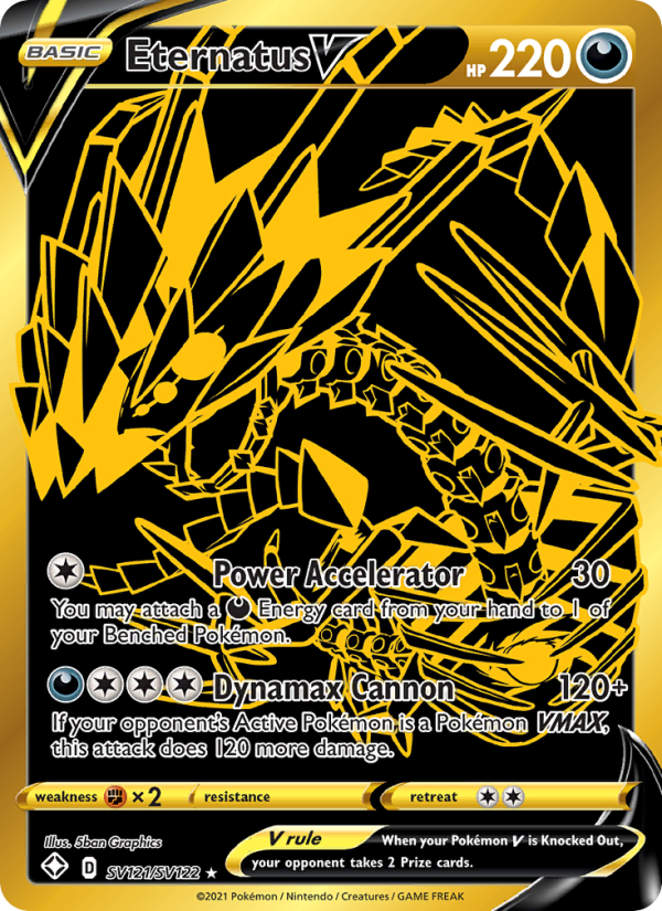Eternatus V - SV121/72 - SWSH4.5: Shining Fates (Secret Rare) — Shining Fates