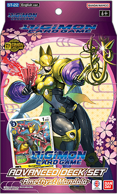 Digimon TCG: -Amethyst Mandala- Starter Deck Display (ST22 — Digimon TCG Producto Sellado