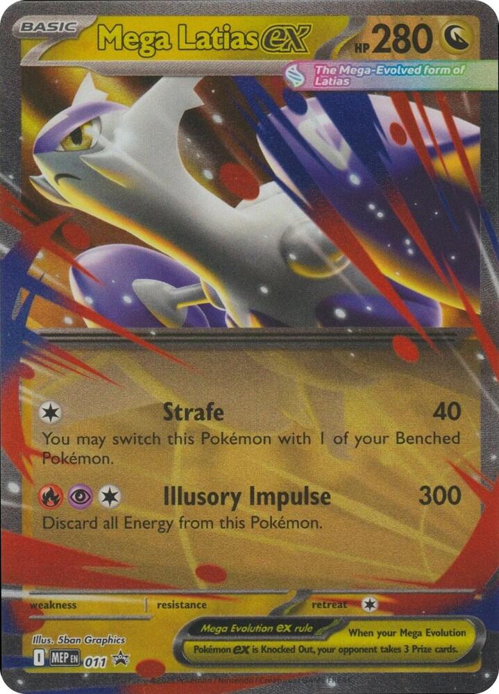 Mega Latias ex - 011 - ME: Mega Evolution Promo (MEP) — ME: Mega Evolution Promo