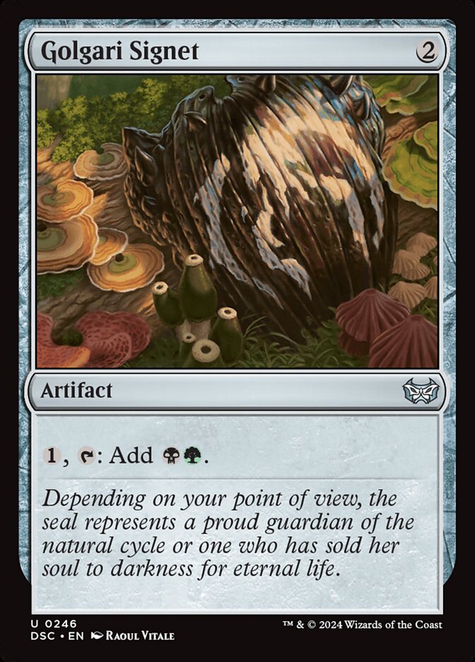 Golgari Signet - 246 (uncommon) — ARTEFACTOS