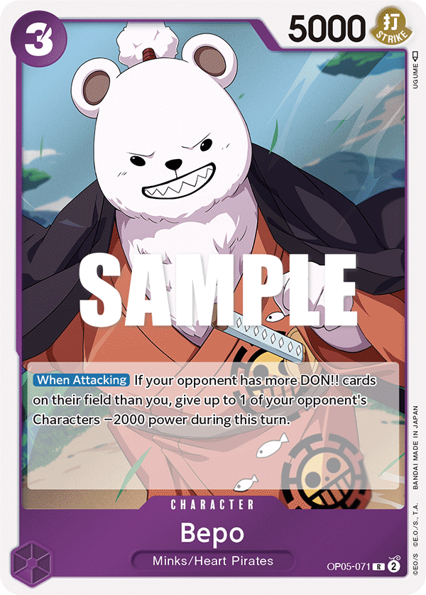 Bepo - OP05-071 - OP05 (R) — OP 05: Awakening of the New Era
