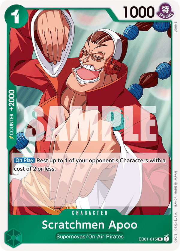 Scratchmen Apoo - EB01-015 - Memorial Collection [EB01] (R) — Extra Booster: Memorial Collection