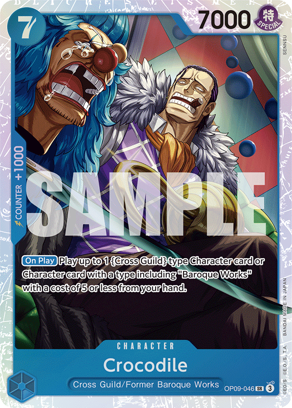 Crocodile - OP09-046 - EMPERORS IN THE NEW WORLD [OP09] (SR) — OP 09: Emperors in the New World