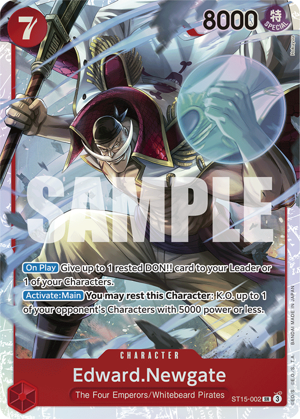 Edward.Newgate - ST15-002 - Red Edward.Newgate [ST15] (SR) — Starter Deck 15: RED Edward.Newgate