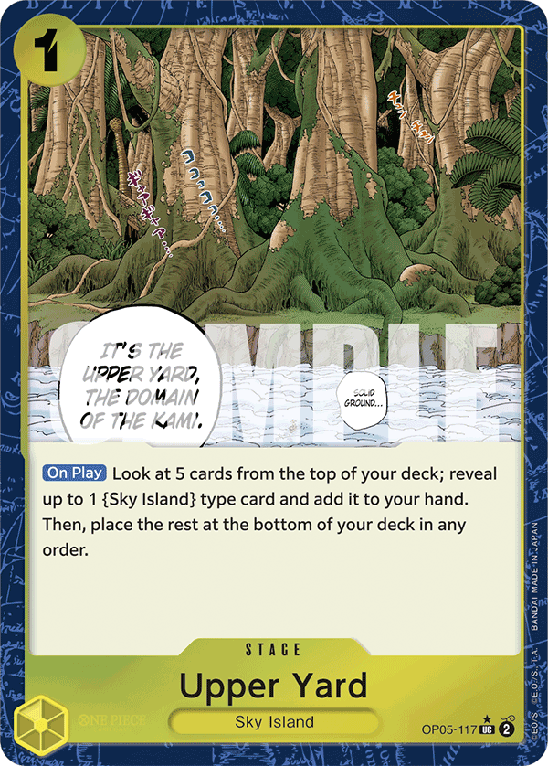 Upper Yard - OP05-117 - ONE PIECE CARD THE BEST [PRB01] (UC) (Textured Foil) — OP 05: Awakening of the New Era