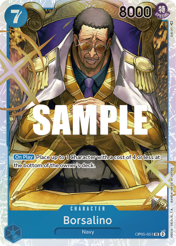 Borsalino - OP05-051 - OP05 (SR) — OP 05: Awakening of the New Era