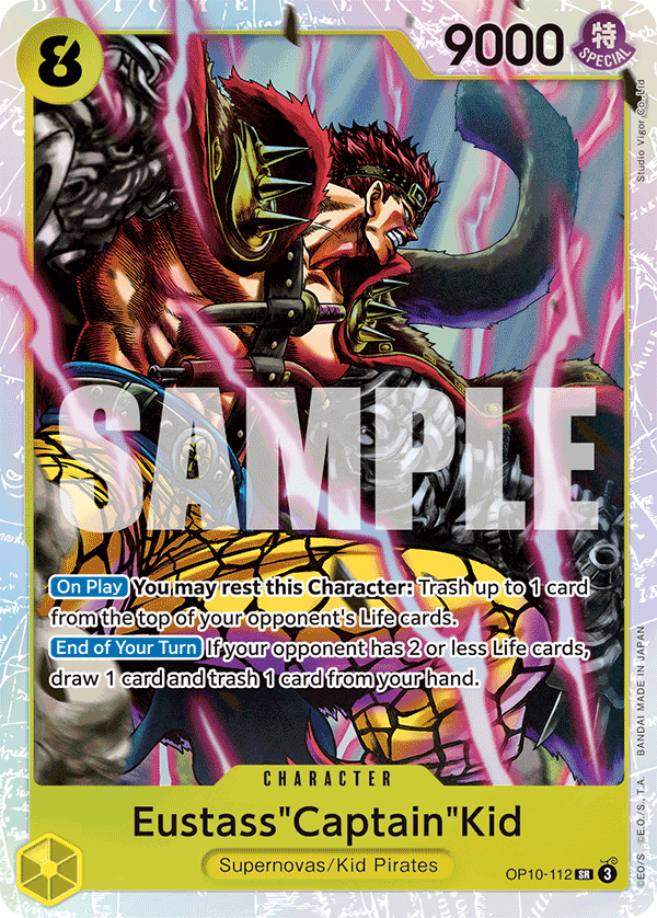 Eustass"Captain"Kid - OP10-112 - ROYAL BLOOD [OP10] (SR) — 
