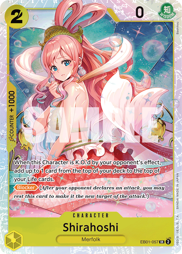 Shirahoshi - EB01-057 - Memorial Collection [EB01] (SR) — Extra Booster: Memorial Collection
