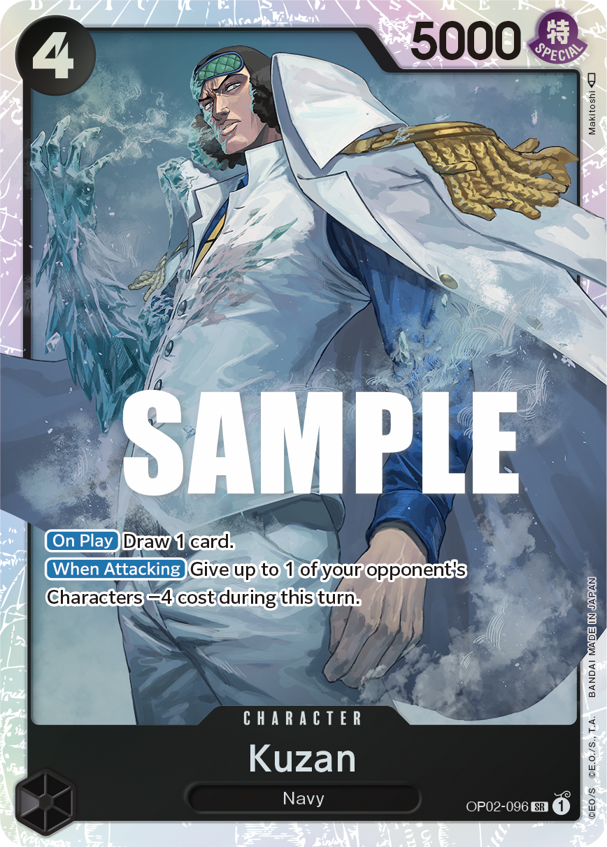 Kuzan - OP02-096 - PARAMOUNT WAR [OP02] (SR) — OP 02: Paramount War