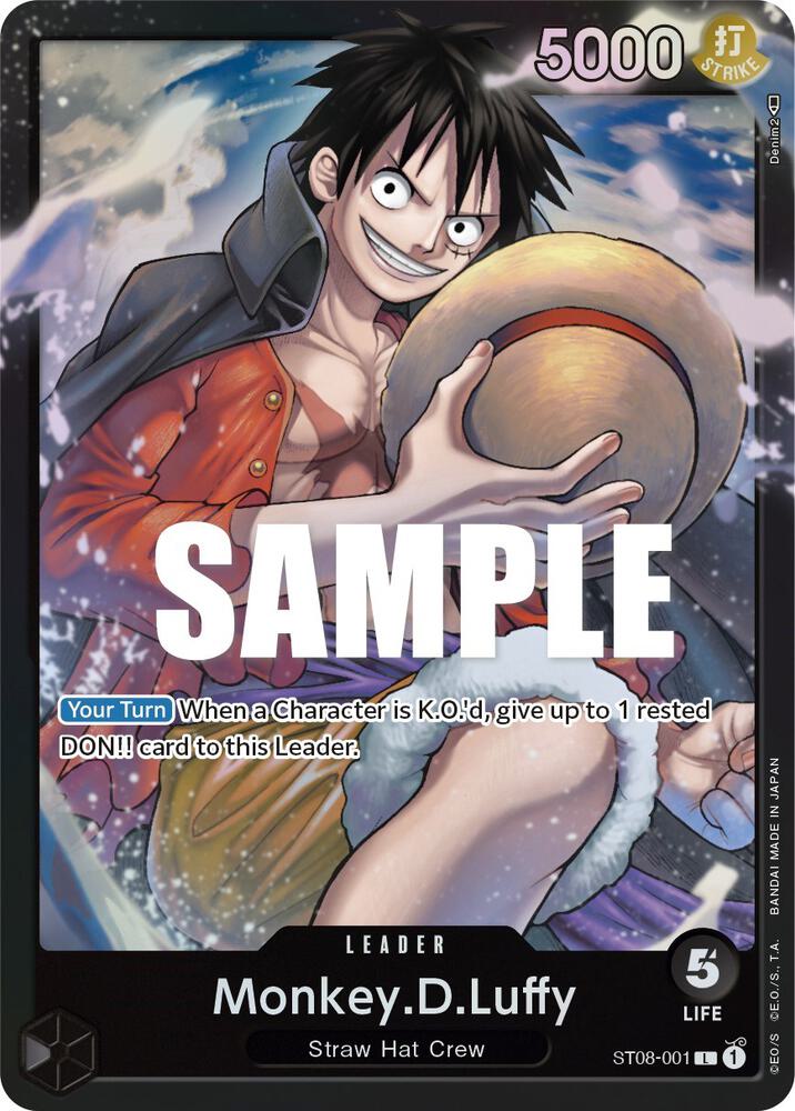 Monkey.D.Luffy (001) - Starter Deck 8: Monkey.D.Luffy (ST-08) — Starter Deck 6: Absolute Justice