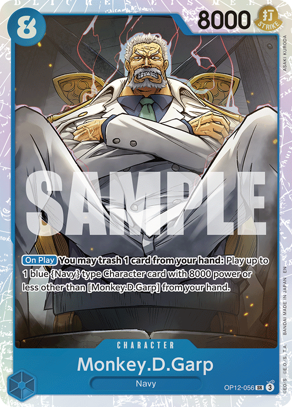 Monkey.D.Garp - OP12-056 - LEGACY OF THE MASTER [OP12] (SR) — OP 12: Legacy of the Master