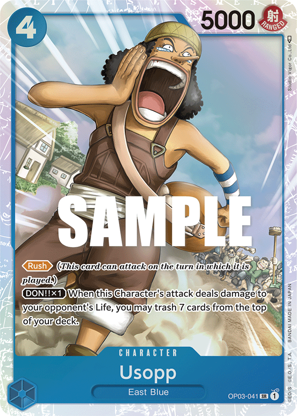 Usopp - OP03-041 - PILLARS OF STRENGTH [OP03] (SR) — OP 03: Pillars of Strength