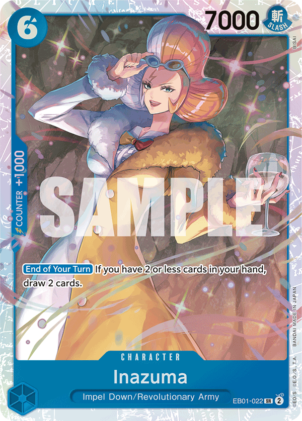 Inazuma - EB01-022 - Memorial Collection [EB01] (SR) — Extra Booster: Memorial Collection