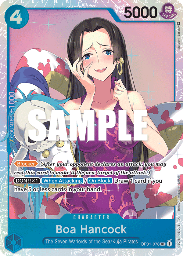 Boa Hancock - OP01-078 - ROMANCE DAWN [OP01] (SR) — OP 01: Romance Dawn