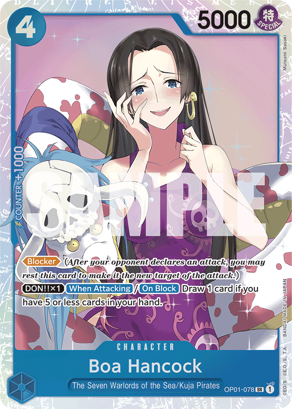 Boa Hancock - OP01-078 - ONE PIECE CARD THE BEST [PRB01] (SR) (Reprint) — OP 01: Romance Dawn
