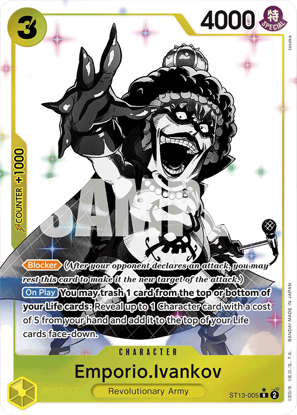 Emporio.Ivankov - ST13-005 - The Three Brothers[ST13] (R) — Ultra Deck: The Three Brothers