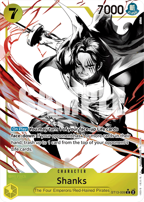 Shanks - ST13-009 - The Three Brothers[ST13] (C) — Ultra Deck: The Three Brothers