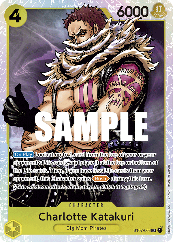 Charlotte Katakuri - ST07-003 - Big Mom Pirates [ST07] (SR) — Starter Deck 7: Big Mom Pirates