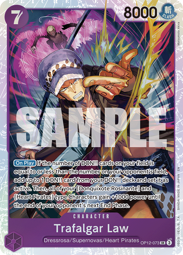 Trafalgar Law - OP12-073 - LEGACY OF THE MASTER [OP12] (SR) — 