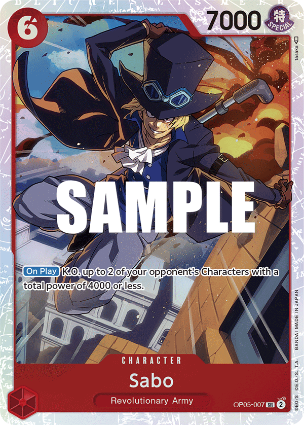 Sabo - OP05-007 - OP05 (SR) — OP 05: Awakening of the New Era