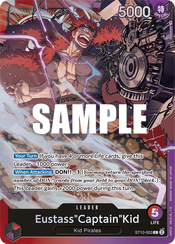 Eustass"Captain"Kid (003) - Ultra Deck: The Three Captains (ST-10) — Ultra Deck: The Three Captains