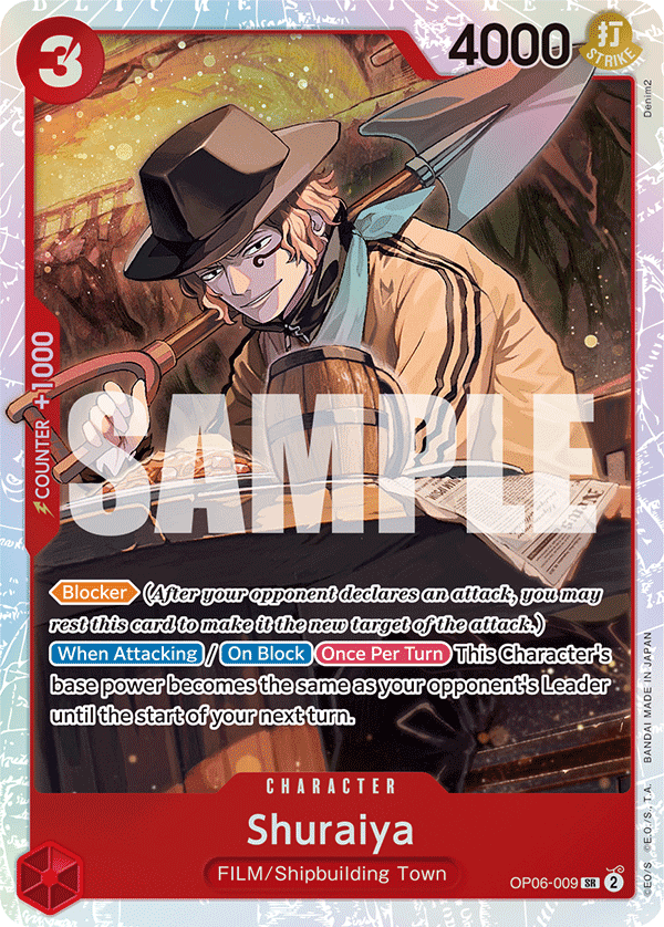 Shuraiya - OP06-009 - WINGS OF THE CAPTAIN[OP06] (SR) — OP 06: Wings of the Captain