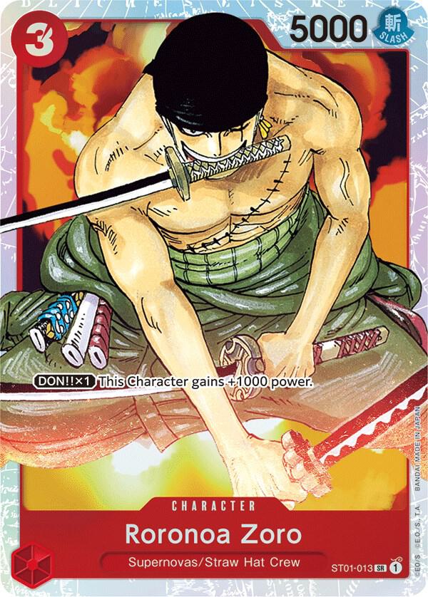 Roronoa Zoro - Starter Deck 1: Straw Hat Crew (ST-01) — Starter Deck 1: Straw Hat Crew