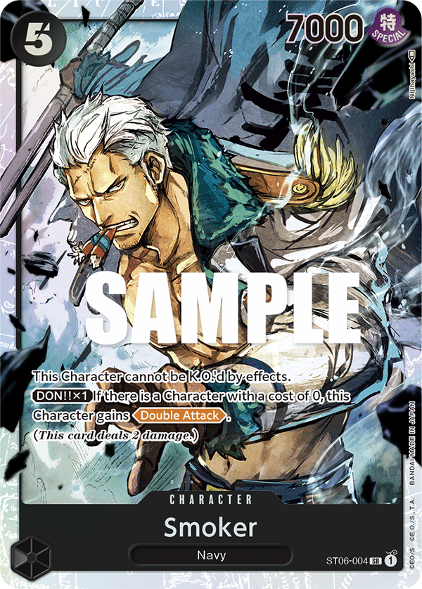 Smoker - ST06-004 - Absolute Justice [ST06] (SR) — Starter Deck 6: Absolute Justice