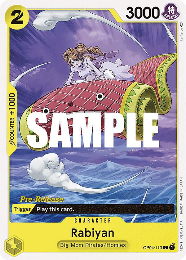 Rabiyan - Kingdoms of Intrigue Pre-Release Cards (OP04 PRE) — Kingdoms of Intrigue Pre-Release Cards