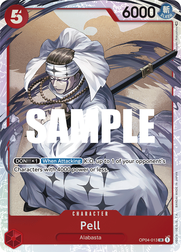 Pell - OP04-013 - KINGDOMS OF INTRIGUE [OP04] (SR) — OP 04: Kingdoms of Intrigue