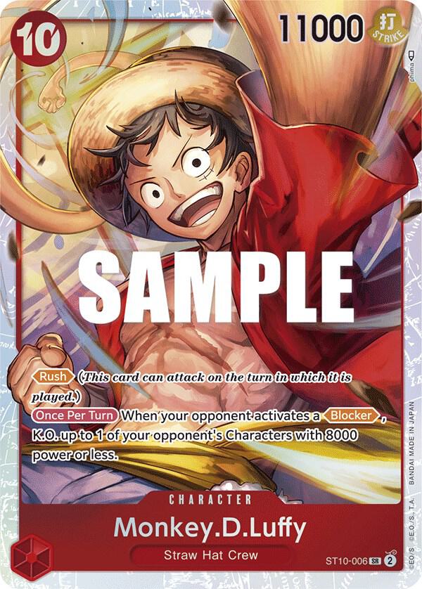 Monkey.D.Luffy (006) - Ultra Deck: The Three Captains (ST-10) — Ultra Deck: The Three Captains