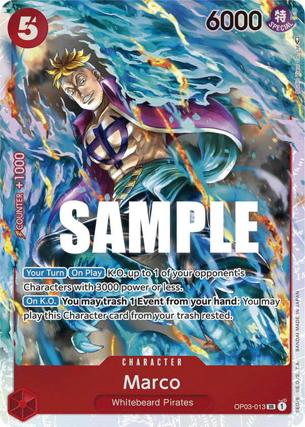 Marco - OP03-013 - PILLARS OF STRENGTH [OP03] (SR) — OP 03: Pillars of Strength