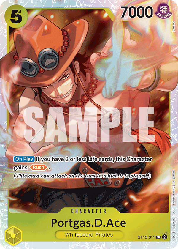 Portgas.D.Ace - ST13-011 - The Three Brothers[ST13] (SR) — Ultra Deck: The Three Brothers