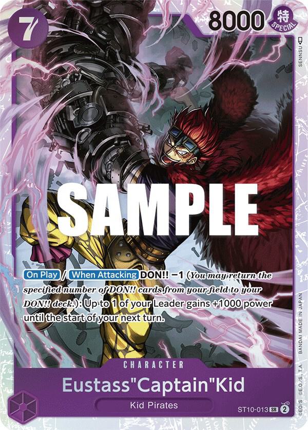 Eustass"Captain"Kid (013) - Ultra Deck: The Three Captains (ST-10) — Ultra Deck: The Three Captains