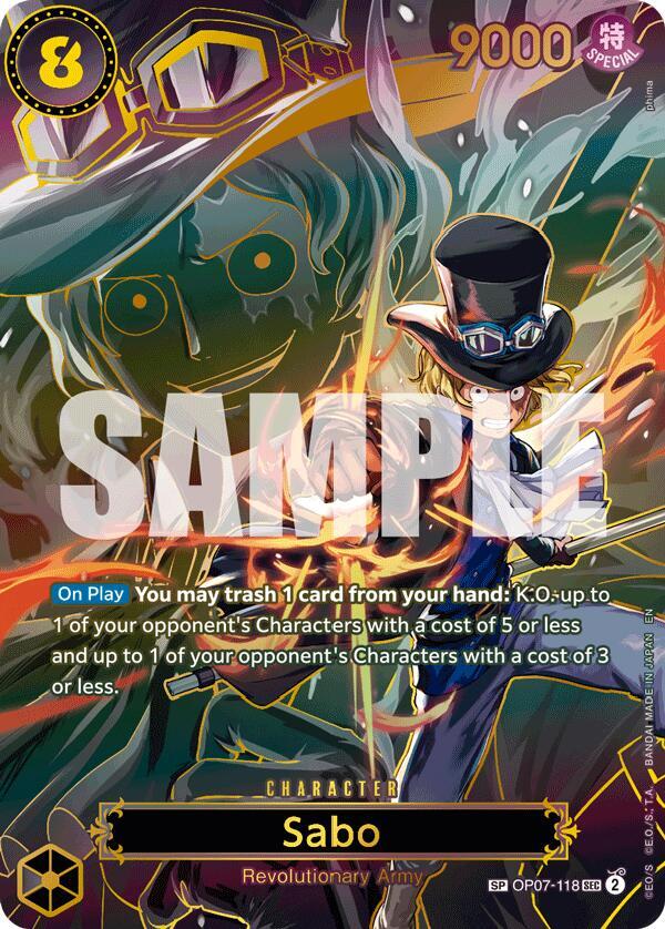 Sabo - OP07-118 (SP) - Carrying On His Will (OP13) — OP 13: Carrying On His Will