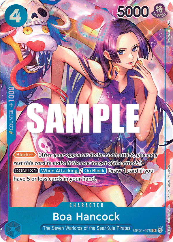 Boa Hancock - OP01-078 - ROMANCE DAWN [OP01] (SR) (Parallel) — OP 01: Romance Dawn