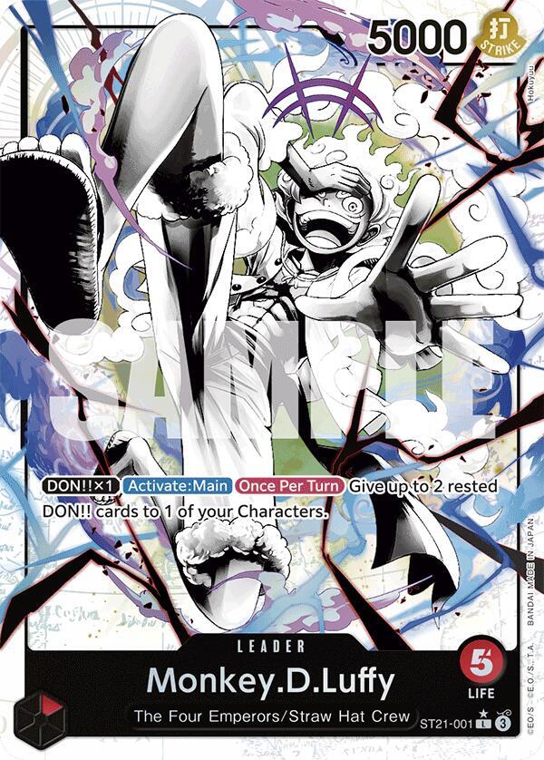 Monkey.D.Luffy (001) (Parallel) - Starter Deck EX: Gear 5 (ST21) — Starter Deck EX: Gear 5
