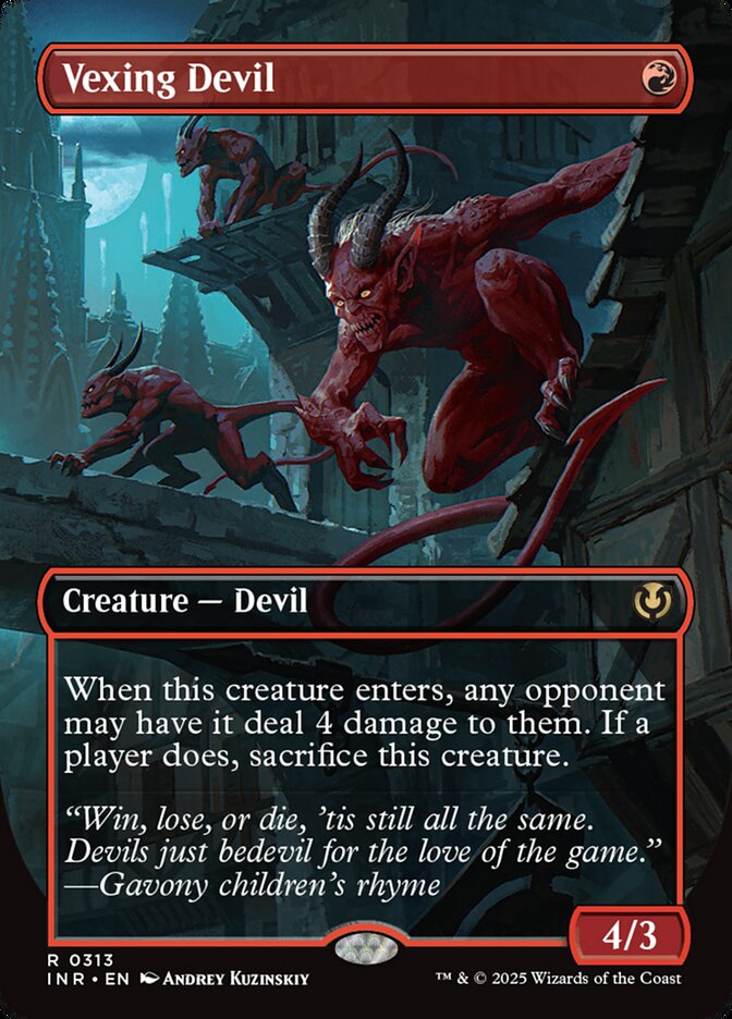 Vexing Devil - 313 (rare) — ROJO