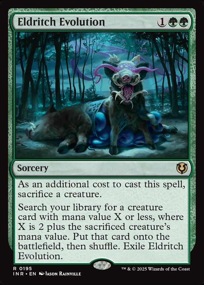 Eldritch Evolution - 195 (rare) Foil — VERDE