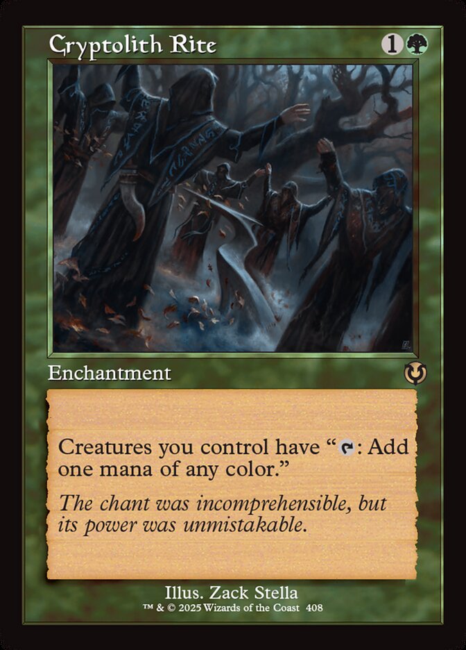 Cryptolith Rite - 408 (rare) — VERDE