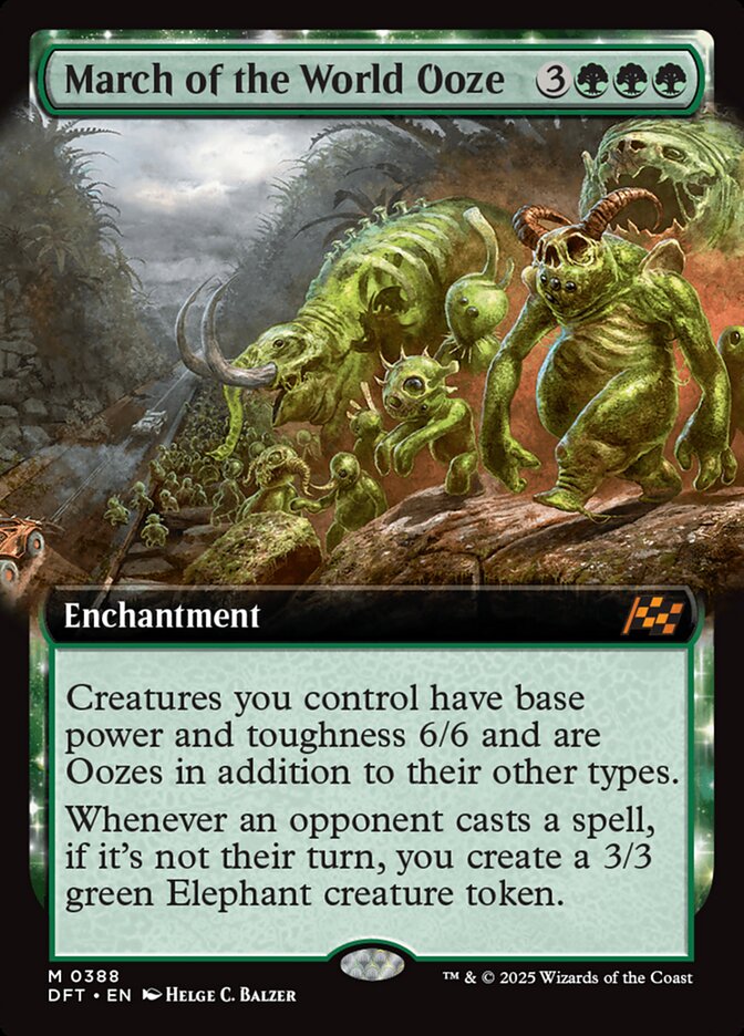 March of the World Ooze - 388 (mythic) — VERDE